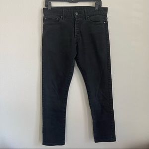 John Elliott Black Skinny Denim Jeans
